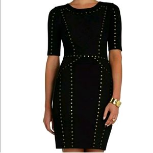 BCBG Isadora rivet embellished dress XS